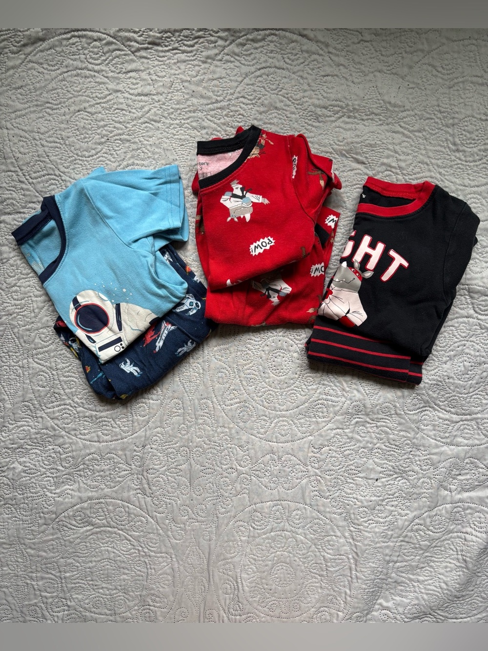 Carters short sleeve pajama bundle